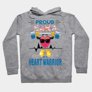 Proud nana of a heart warrior.. CHD awareness gift Hoodie